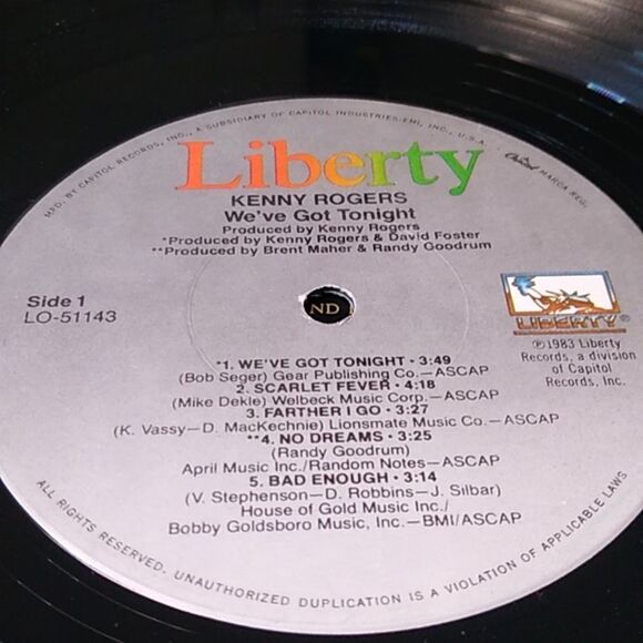 Kenny Rogers Vinyl Record - Picture 7 of 9